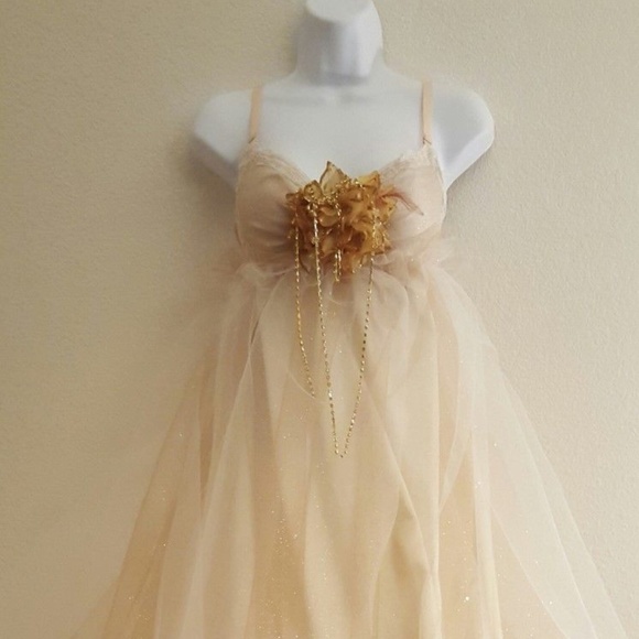 Gatsby Ivory & Gold Empire Wedding Gown